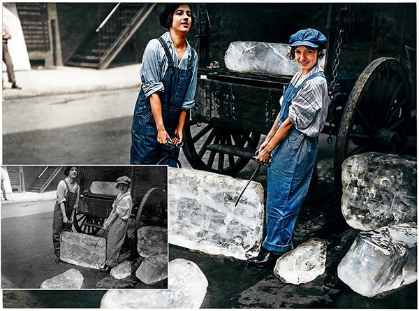 ice delivery ladies