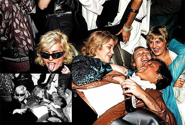 American Singer And Songwriter Debbie Harry And Actress Lorna Luft In The Company Of Friends.