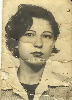 Faded family photo